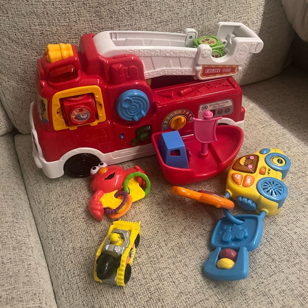 Interactive Fire Truck Toy Set